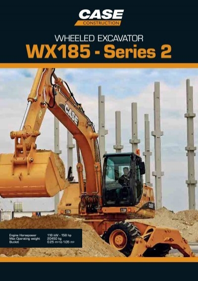 download Case WX145 WX165 WX185 Hydraulic Excavator able workshop manual