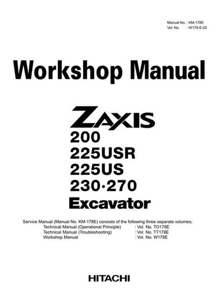 download Hitachi Zaxis ZX 35U 3 50U 3 60USB 3 Hydraulic Angle Blade able workshop manual