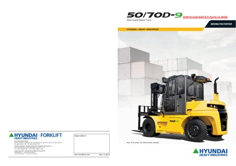 download Hyundai 50DS 7E 60DS 7E 70DS 7E Forklift Truck able workshop manual