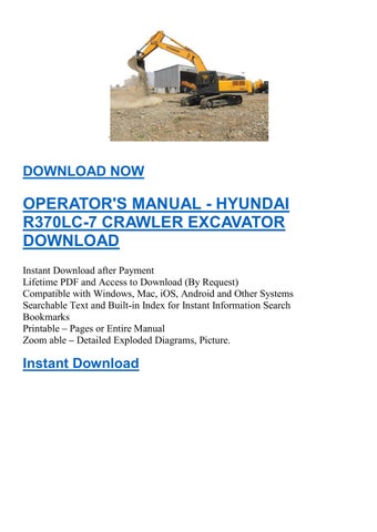 download Hyundai R320LC 9 Crawler Excavator able workshop manual