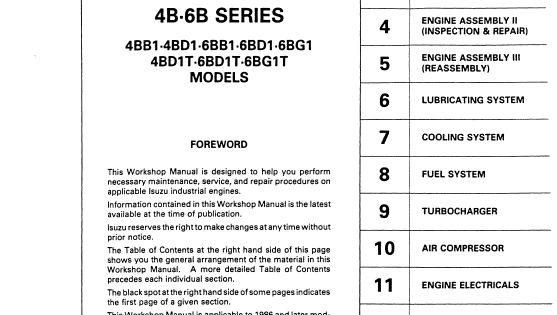 download Isuzu Engine 4BB1 4BD1 6BB1 6BD1 6BG1 4BDIT 6BD1T 6BG1T workshop manual