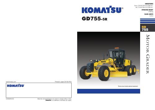 download Komatsu GD705A 4 Motor Grader able workshop manual