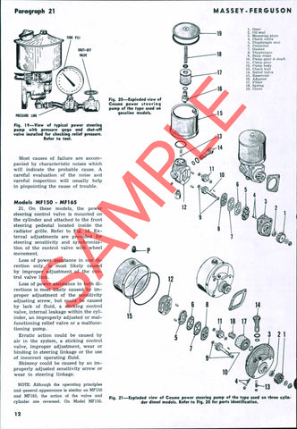 download Massey Ferguson MF135 MF150 MF165 tractor workshop manual