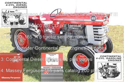 download Massey Ferguson MF135 MF150 MF165 tractor workshop manual