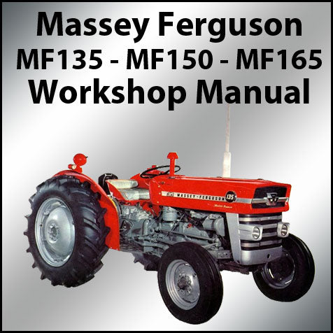 download Massey Ferguson MF135 MF150 MF165 tractor workshop manual