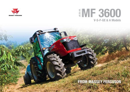 download Massey Ferguson MF3600 tractor workshop manual