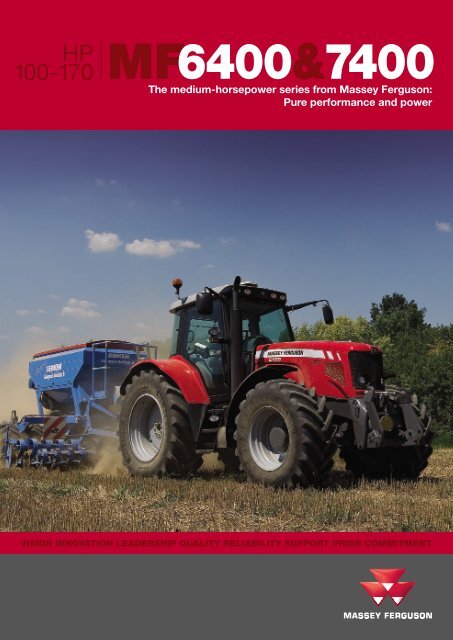 download Massey Ferguson MF6400 MF 6400 workshop manual