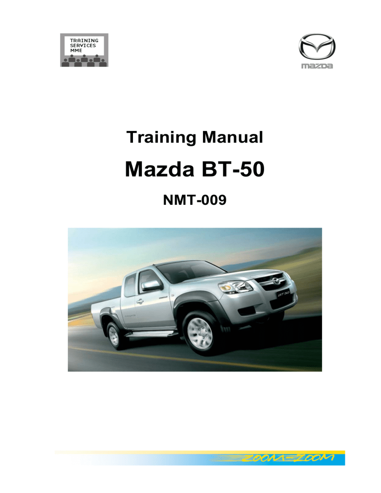 download Mazda BT 50 Ford Ranger workshop manual