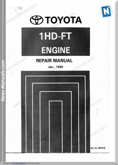 download Toyota 1HD FT engine manual workshop manual