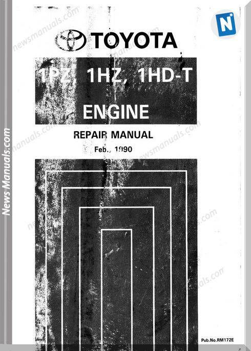 download Toyota 1HZ 1PZ 1HD T engine manual workshop manual