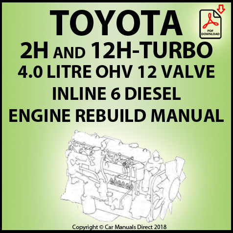 download Toyota 2H 12H T engine manual workshop manual