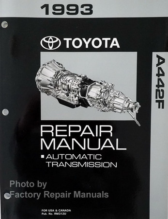 download Toyota A442F Automatic Transmission manual workshop manual